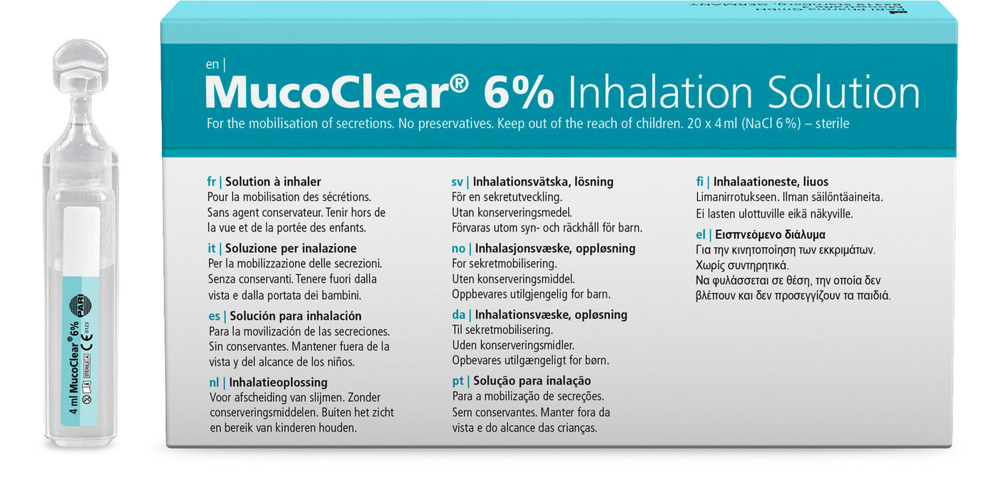 Mucoclear 6% - pack of 20